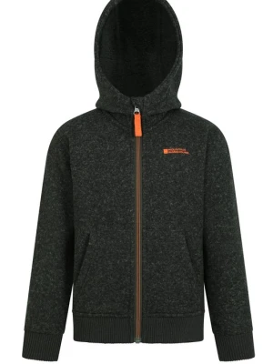 Nevis dziecięca bluza z kapturem i zamkiem - Dark Green Mountain Warehouse