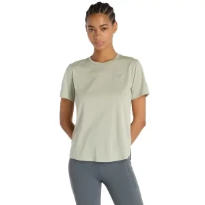 New Balance Athletics Tee WT41253GSH, Damskie, Zielone, t-shirty, poliester, rozmiar: L