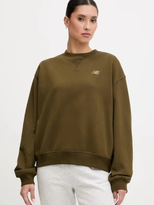 Zdjęcie produktu New Balance bluza bawełniana zielony