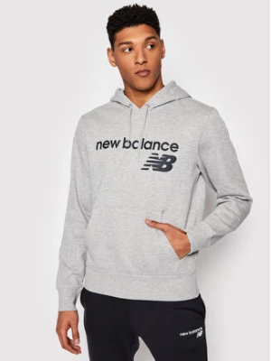 New Balance Bluza C C F Hoodie MT03910 Szary Relaxed Fit