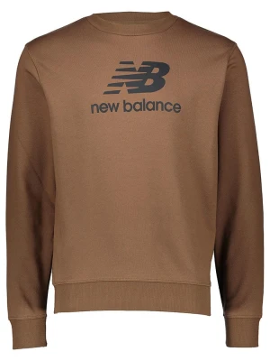 Zdjęcie produktu New Balance Bluza "Essentials Stacked" w kolorze brązowym rozmiar: S