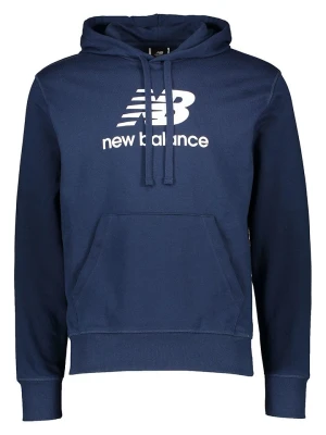 New Balance Bluza "Essentials Stacked" w kolorze granatowym rozmiar: S
