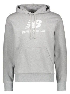 New Balance Bluza "Essentials Stacked" w kolorze szarym rozmiar: L