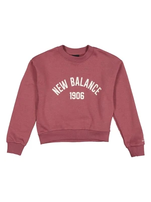 New Balance Bluza "Essentials Varsity" w kolorze czerwonym rozmiar: L