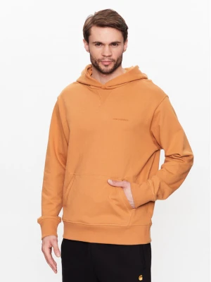 New Balance Bluza MT23565 Pomarańczowy Relaxed Fit