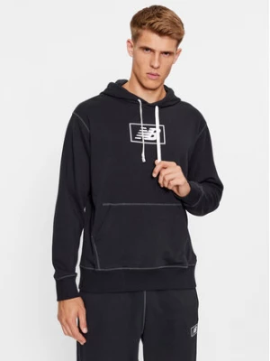 New Balance Bluza NB Essentials Hoodie MT33508 Czarny Regular Fit