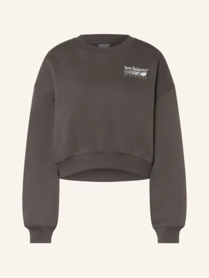 New Balance Bluza Trackside grau CZIEMNOSZARY