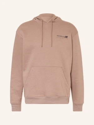 New Balance Bluza Z Kapturem Lin Rp braun