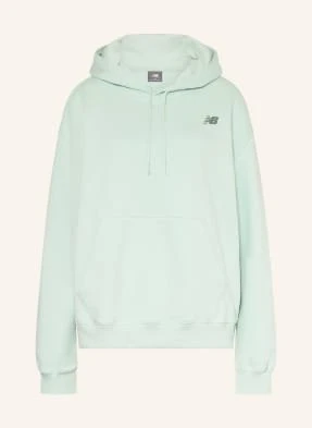 New Balance Bluza Z Kapturem Oversize Athletic gruen