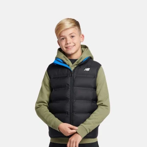 New Balance Bond Quilted Gilet uniseks Kamizelki czarny rozmiar Odzież