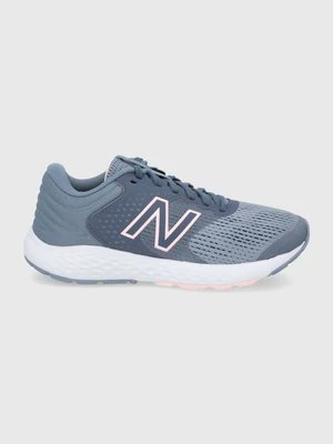 New Balance buty kolor szary na płaskim obcasie