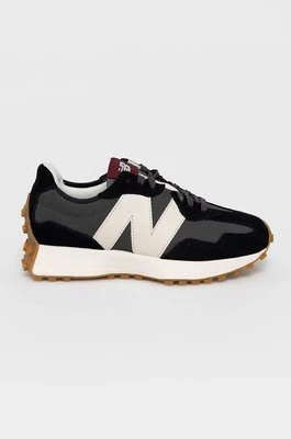 New Balance Buty zamszowe kolor czarny WS327KC