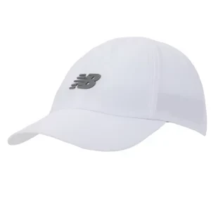 New Balance Cap 6 Panel Performance Hat V 2 LAH51002WT LAH51002WT, Męskie, Białe, czapki z daszkiem, poliester, rozmiar: One size