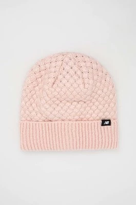 New Balance czapka kolor różowy