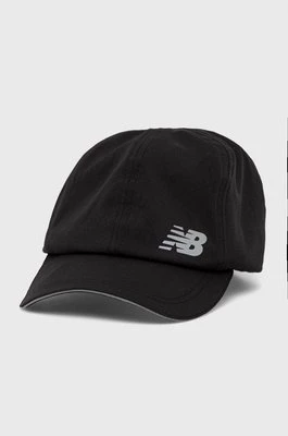 New Balance czapka LAH21103BK kolor czarny z nadrukiem