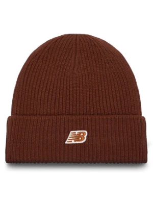 New Balance Czapka Winter Watchman Beanie Patch V3.0 LAH53008ROK Brązowy