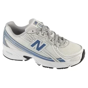 New Balance G740372, Dla dziewczynki, Białe, buty sneakers, przewiewna siateczka, rozmiar: 37,5