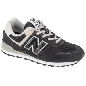 New Balance GC574EVB, Dla chłopca, Czarne, buty sneakers, skóra naturalna, rozmiar: 36