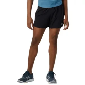 New Balance Impact Run 5 Inch Short MS21268BK, Męskie, Czarne, spodenki, poliester, rozmiar: XL