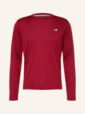 New Balance Koszulka Do Biegania Athletics rot CIEMNOCZERWONY
