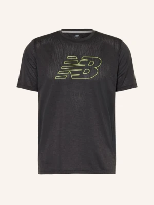 New Balance Koszulka Do Biegania schwarz