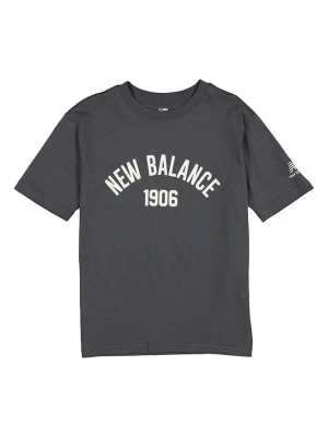 New Balance Koszulka "Essentials Varsity" w kolorze antracytowym rozmiar: M