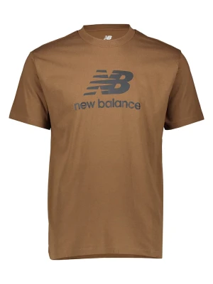 New Balance Koszulka "Essentials" w kolorze jasnobrązowym rozmiar: M