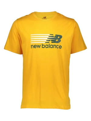 New Balance Koszulka sportowa "Sport Core Plus" w kolorze żółtym rozmiar: M