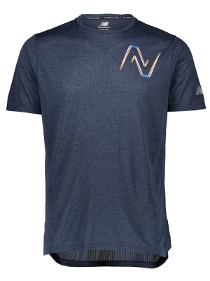 New Balance Koszulka sportowa w kolorze granatowym rozmiar: M