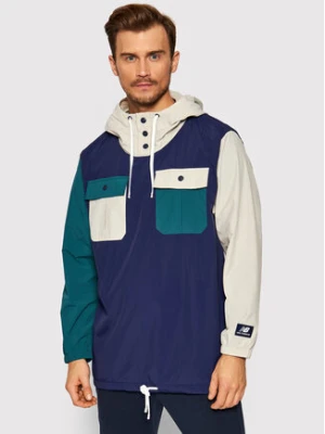 New Balance Kurtka anorak MJ13551 Granatowy Relaxed Fit