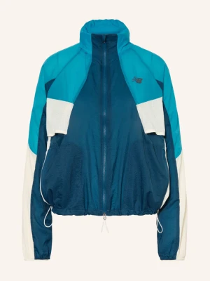 New Balance Kurtka Do Biegania Rc blau beżowy
