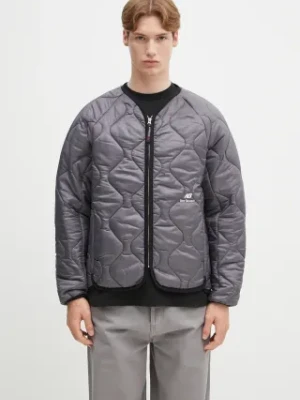 New Balance kurtka Made In Usa Quilted Jacket Mgt kolor szary przejściowa MJ43541MGT
