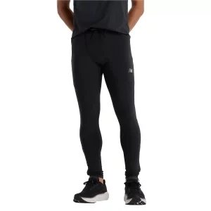 New Balance Leggings Sleek Tight MP51237BK, Męskie, Czarne, leginsy, poliester, rozmiar: L