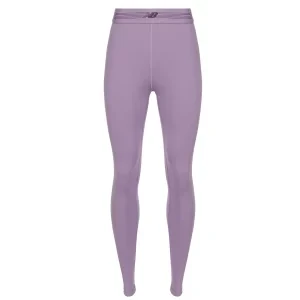 New Balance Legginsy Ac Legging 25” AA5 WB6160E1AA5, Damskie, Czarne, leginsy, poliester, rozmiar: L