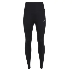 New Balance Legginsy Nb Essential High Rise Leg Bk WB6181AYBK, Damskie, Czarne, leginsy, poliester, rozmiar: L