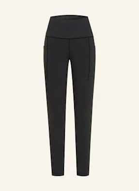 New Balance Legginsy Sleek Pocket High Rise schwarz