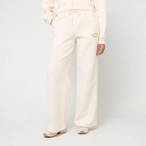 New Balance Linear Heritage Fleece Wide Leg Pants kobiety Spodnie dresowe beż rozmiar Odzież