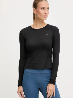 New Balance longsleeve treningowy kolor czarny WT53133BK
