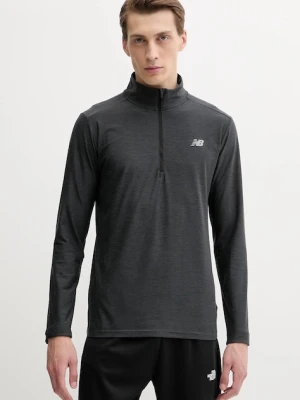 New Balance longsleeve treningowy kolor szary melanżowy MT41915BKH