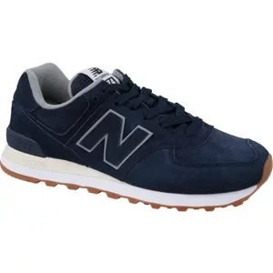 New Balance ML574EPA, Męskie, Granatowe, buty sneakers, skóra zamszowa, rozmiar: 40,5