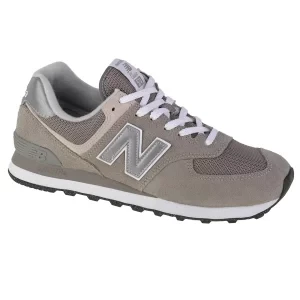 New Balance ML574EVG2E, Męskie, Szare, buty sneakers, przewiewna siateczka, rozmiar: 42