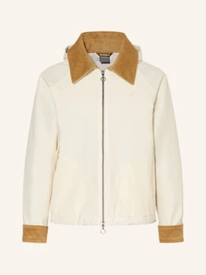 New Balance Oversizedowa Kurtka Z Odpinanym Kapturem weiss