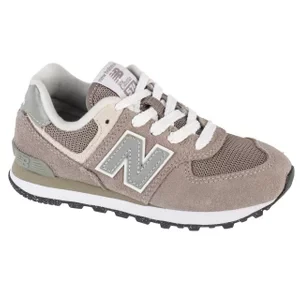 New Balance PC574EVG, Dla chłopca, Szare, buty sneakers, przewiewna siateczka, rozmiar: 28