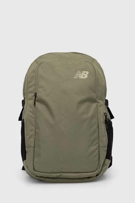 New Balance plecak LAB23091DEK kolor zielony duży gładki LAB23091DEK