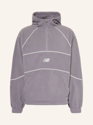 New Balance Polarowa Bluza Z Kapturem Trackside grau