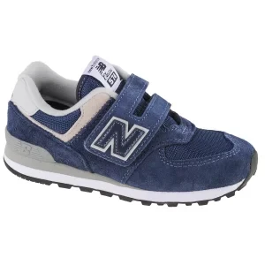 New Balance PV574EVN, Dla chłopca, Granatowe, buty sneakers, skóra zamszowa, rozmiar: 28,5