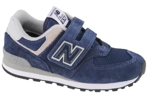 New Balance PV574EVN, Dla chłopca, Granatowe, buty sneakers, skóra zamszowa, rozmiar: 32