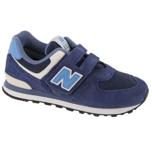 New Balance PV574ND1, Dla chłopca, Granatowe, buty sneakers, skóra zamszowa, rozmiar: 31