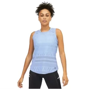 New Balance Q Speed Jacquard Tank WT13276VVO, Damskie, Fioletowe, t-shirty, poliester, rozmiar: XS