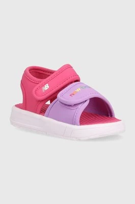 New Balance sandały dziecięce SIA750D3 kolor fioletowy